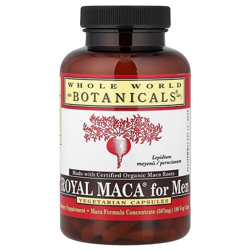 Whole World Botanicals Royal Maca For Men 180 Veg Caps product image
