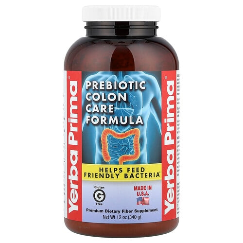 Yerba Prima Prebiotic Colon Care Formula 12 Oz 340 G product image