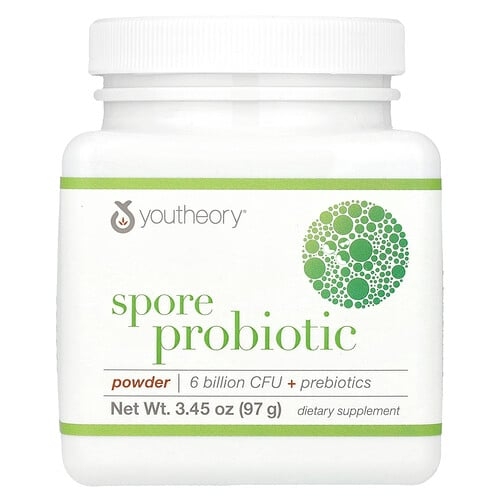 Youtheory Spore Probiotic Powder 6 Billion Cfu 3 45 Oz 97 G product image