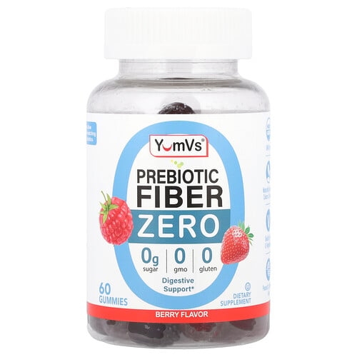 Yumvs Zero Prebiotic Fiber Gummies Berry 60 Gummies product image