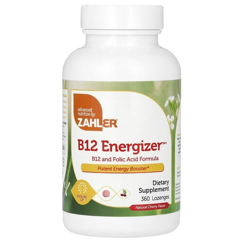 Zahler B12 Energizer B12 And Folic Formula Natural Cherry 360 Lozenges product image