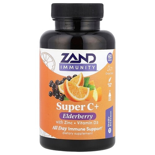Zand Immunity Super C Elderberry With Zinc Vitamin D3 60 Tablets product image