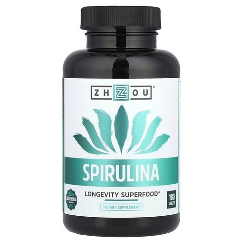 Zhou Nutrition Spirulina 180 Tablets product image