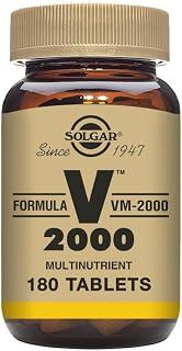 Solgar Formula VM-2000 (Multinutrient System), 180 Tablets - Premium Quality Multiple - Contains Zinc - Supports A Healthy Immune System - Vegan, Dairy Free, Kosher - 90 Servings
