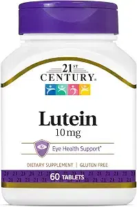 21st Century Lutein 10mg Tablets, 60 Count product image