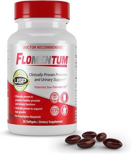 Flomentum® Saw Palmetto Men's Prostate Health Supplement | Prostate Support Supplement for Men's Health | USP Certified - Supports Healthy Urinary Flow and Urinary Function - 320mg Once Daily (30 Tablets)