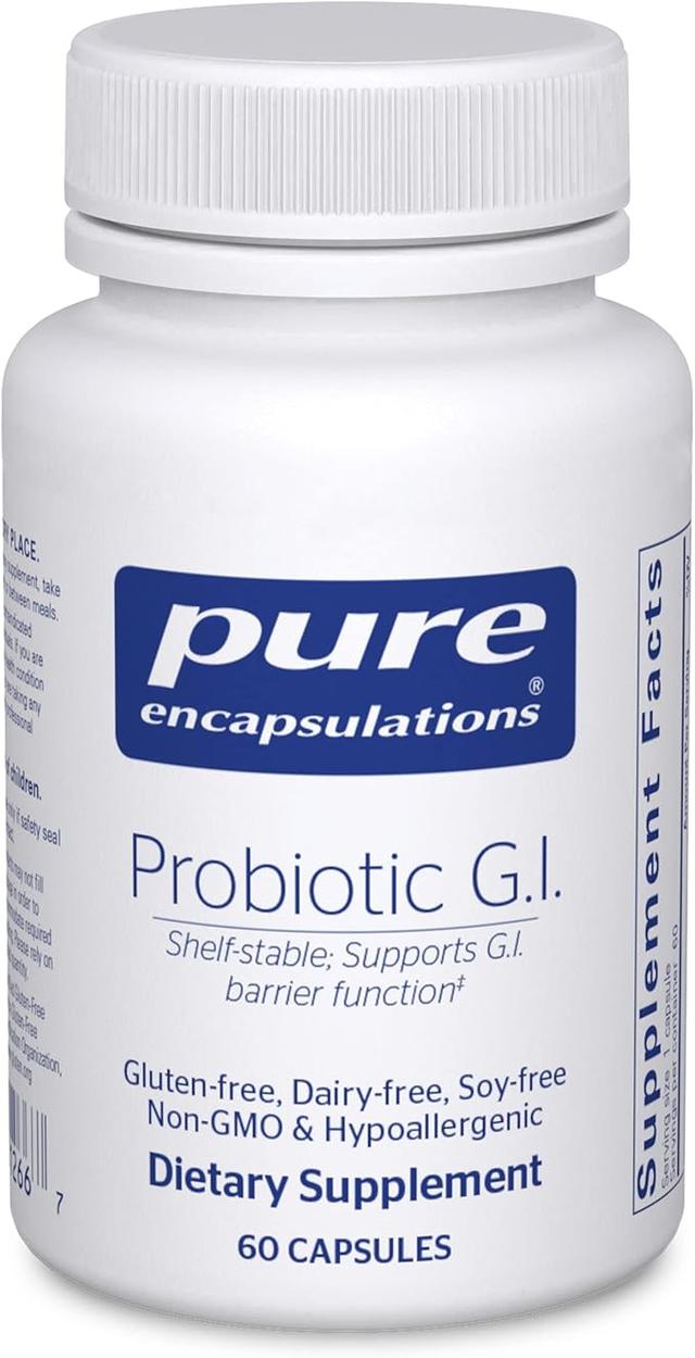Pure Encapsulations Probiotic G.I. - Shelf Stable Probiotic for Intestinal Health & Gastrointestinal Support - with Lactobacillus & Bifidobacterium - 60 Capsules product image