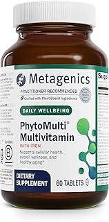 Metagenics PhytoMulti Multivitamin with Iron - Daily Multivitamins with Phytonutrients - Multivitamin for Men & Women - PhytoMulti Vitamin Supplement - with Iron, Zinc & B6 Vitamins - 60 Tablets product image