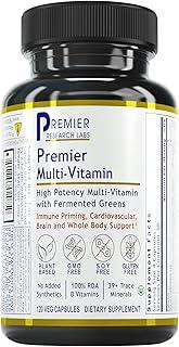 Premier Research Labs Multi-Vitamin: Immune, Brain & Heart Support | with Prebiotics and Postbiotics | Vegan Capsules for Men & Women. Gluten & Soy Free - 120 Plant-Sourced Capsules product image