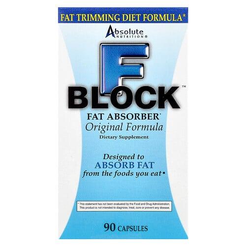 Absolute Nutrition Fblock Fat Absorber Original Formula 90 Capsules