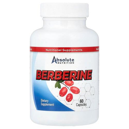 Absolute Nutrition Berberine 60 Capsules 600 Mg Per Capsule