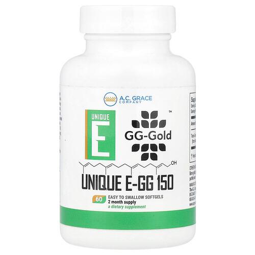 A C Grace Company Unique E Gg 150 150 Mg 60 Easy To Swallow Softgels
