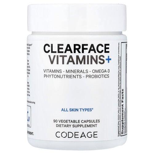 Codeage Clearface Vitamins 90 Vegetable Capsules