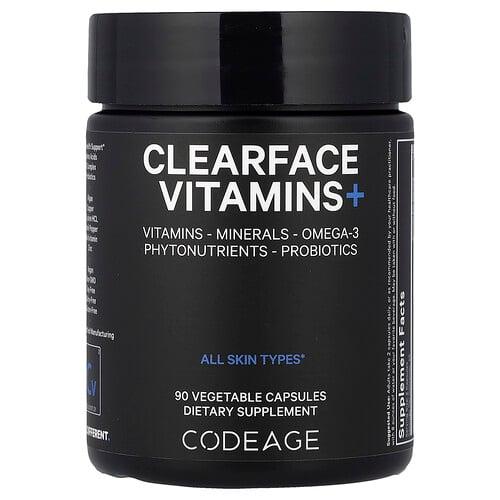 Codeage Clearface Vitamins 90 Vegetable Capsules