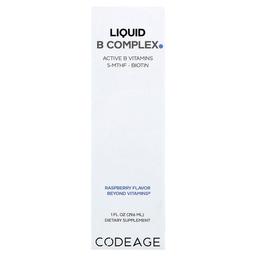 Codeage Liquid B Complex Raspberry 1 Fl Oz 29 6 Ml
