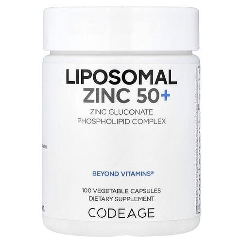 Codeage Liposomal Zinc 50 100 Vegetable Capsules 50 Mg Per Capsule