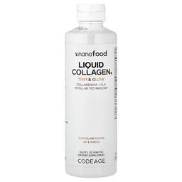 Codeage Nanofood Liquid Collagen Chocolate Mocha 15 22 Fl Oz 450 Ml
