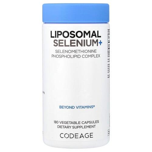 Codeage Liposomal Selenium 180 Vegetable Capsules 200 Mcg Per Capsule