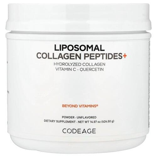 Codeage Liposomal Collagen Peptides Powder Unflavored 14 97 Oz 424 5 G product image