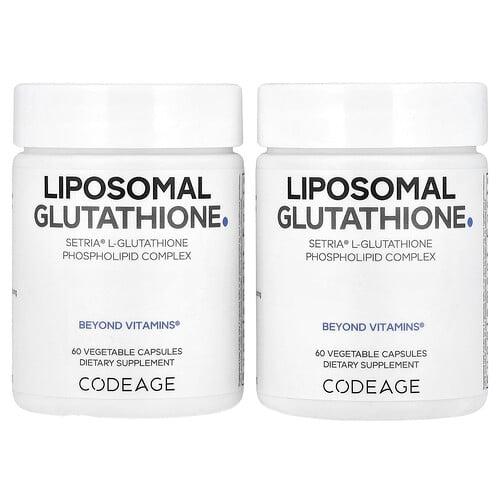 Codeage Liposomal Glutathione 120 Vegetable Capsules 250 Mg Per Capsule
