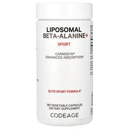 Codeage Liposomal Beta Alanine Sport Carnosyn Enhanced Absorption 180 Vegetable Capsules 533 Mg Per Capsule