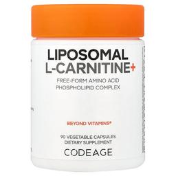 Codeage Liposomal L Carnitine 90 Vegetable Capsules 500 Mg Per Capsule