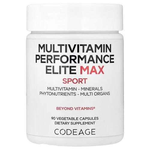 Codeage Multivitamin Performance Elite Max Sport 90 Vegetable Capsules
