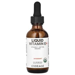 Codeage Liquid Vitamin E Unflavored 2 Fl Oz 59 2 Ml