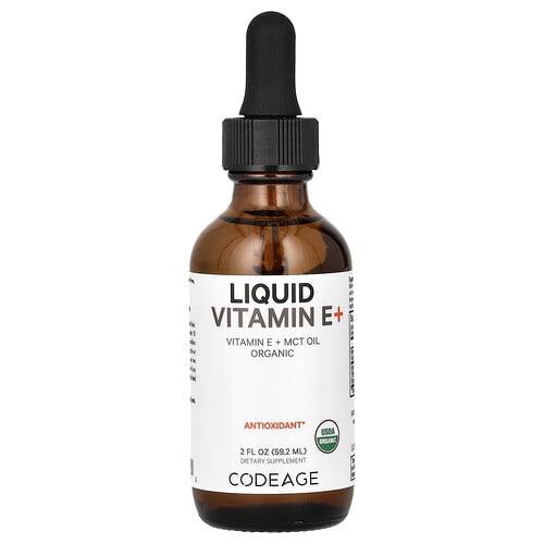 Codeage Liquid Vitamin E Unflavored 2 Fl Oz 59 2 Ml product image