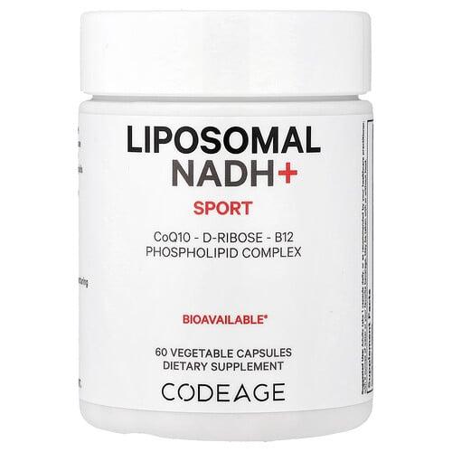 Codeage Sport Liposomal Nadh 60 Vegetable Capsules