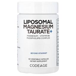 Codeage Liposomal Magnesium Taurate 120 Vegetable Capsules