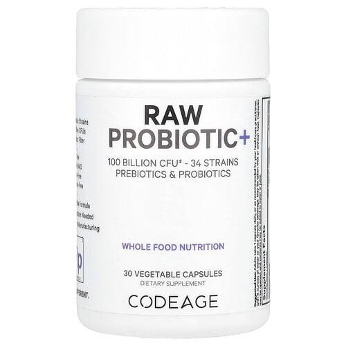Codeage Raw Probiotic 100 Billion Cfu 30 Vegetable Capsules