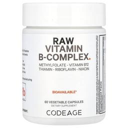 Codeage Raw Vitamin B Complex 60 Vegetable Capsules