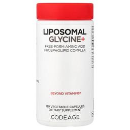 Codeage Liposomal Glycine 180 Vegetable Capsules 500 Mg Per Capsule
