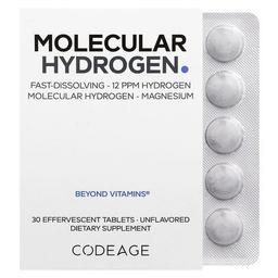 Codeage Molecular Hydrogen Unflavored 30 Effervescent Tablets