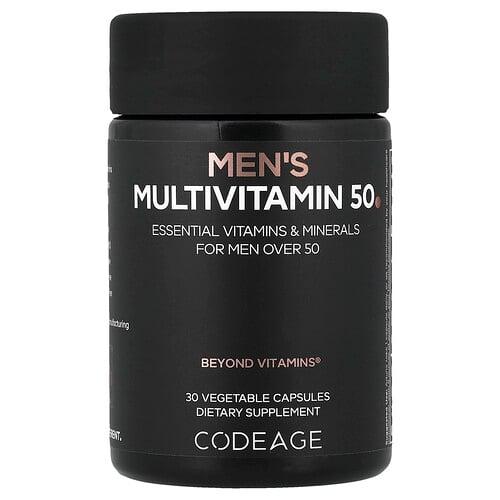 Codeage Men S Multivitamin 50 30 Vegetable Capsules