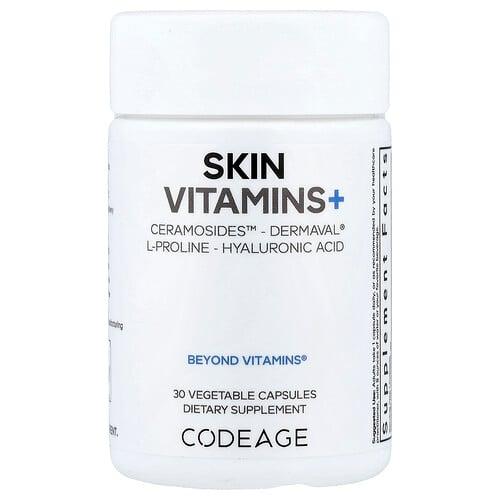 Codeage Skin Vitamins 30 Vegetable Capsules