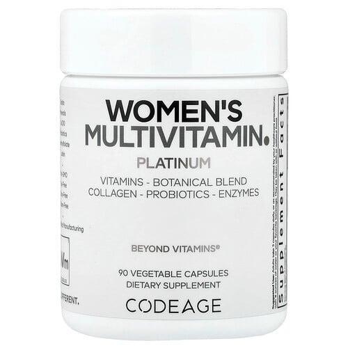 Codeage Women S Multivitamin Platinum 90 Vegetable Capsules
