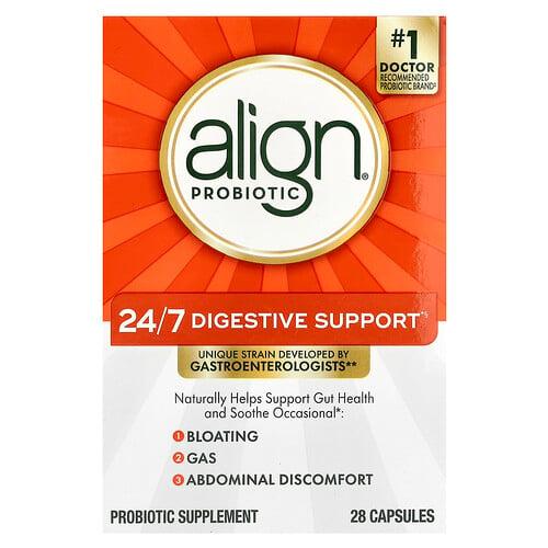 Align Probiotics 24 7 Digestive Support Probiotic Supplement 28 Capsules product image