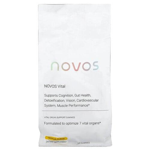 Novos Novos Vital Gummies Tropical 120 Gummies