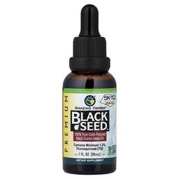 Amazing Herbs Premium Black Seed 100 Pure Cold Pressed Black Cumin Seed Oil 1 Fl Oz 30 Ml