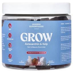 Akasha Superfoods Grow Hair Beauty Gummies Pomegranate Paradise 60 Gummies