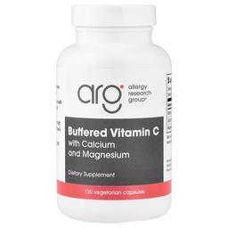 Allergy Research Group Buffered Vitamin C With Calcium And Magnesium 120 Vegetarian Capsules