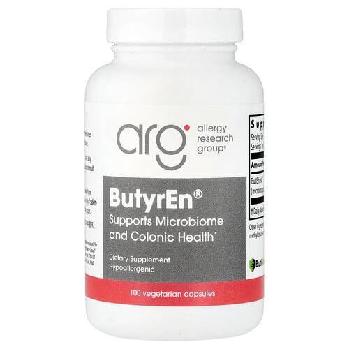 Allergy Research Group Butyren 100 Vegetarian Capsules 200 Mg Per Capsule