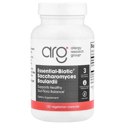 Allergy Research Group Essential Biotic Saccharomyces Boulardii 120 Vegetarian Capsules 150 Mg Per Capsule