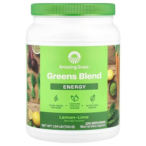Amazing Grass Greens Blend Energy Lemon Lime 1 54 Lb 700 G