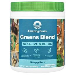 Amazing Grass Green Blend Alkalize Detox 8 5 Oz 240 G