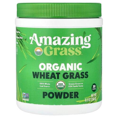 Amazing Grass Organic Wheat Grass Powder 8 5 Oz 240 G