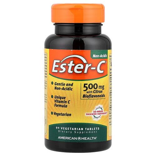 American Health Ester C With Citrus Bioflavonoids 90 Vegetarian Tablets
