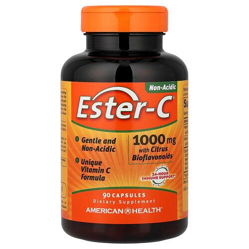 어메리칸 헬스 American Health, 시트러스 바이오플라보노이드 함유 Ester-C®, 캡슐 90정 product image
